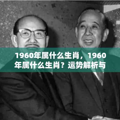 揭秘1960年属相运势与个性特点，生肖解析深度解读