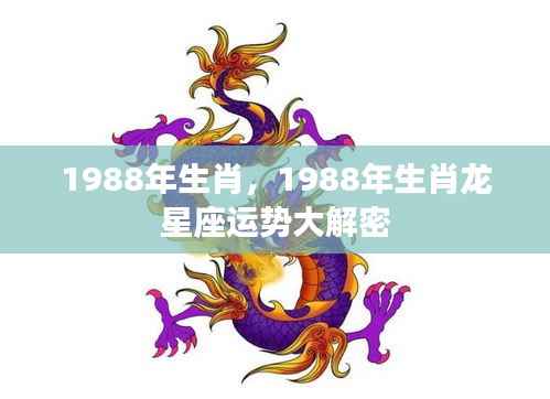 揭秘生肖龙在1988年的星座运势及运势大解密